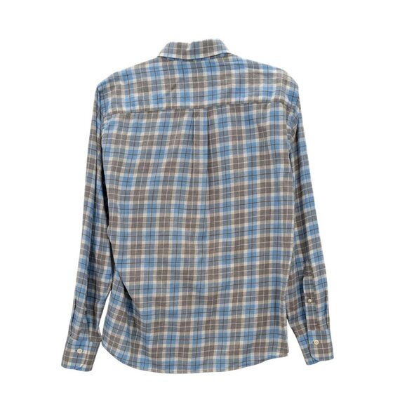 Peter Miller Button Down Shirt Men Size S Check Plaid Office Casual Effortless - Picture 2 of 10